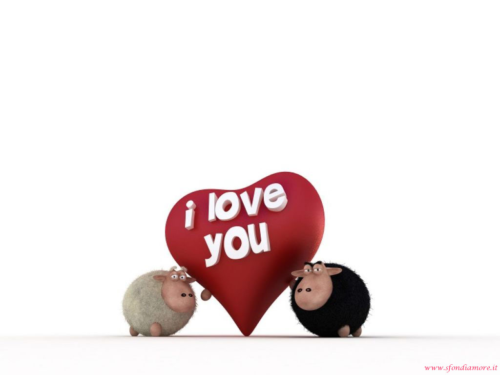 Sfondo amore pecore